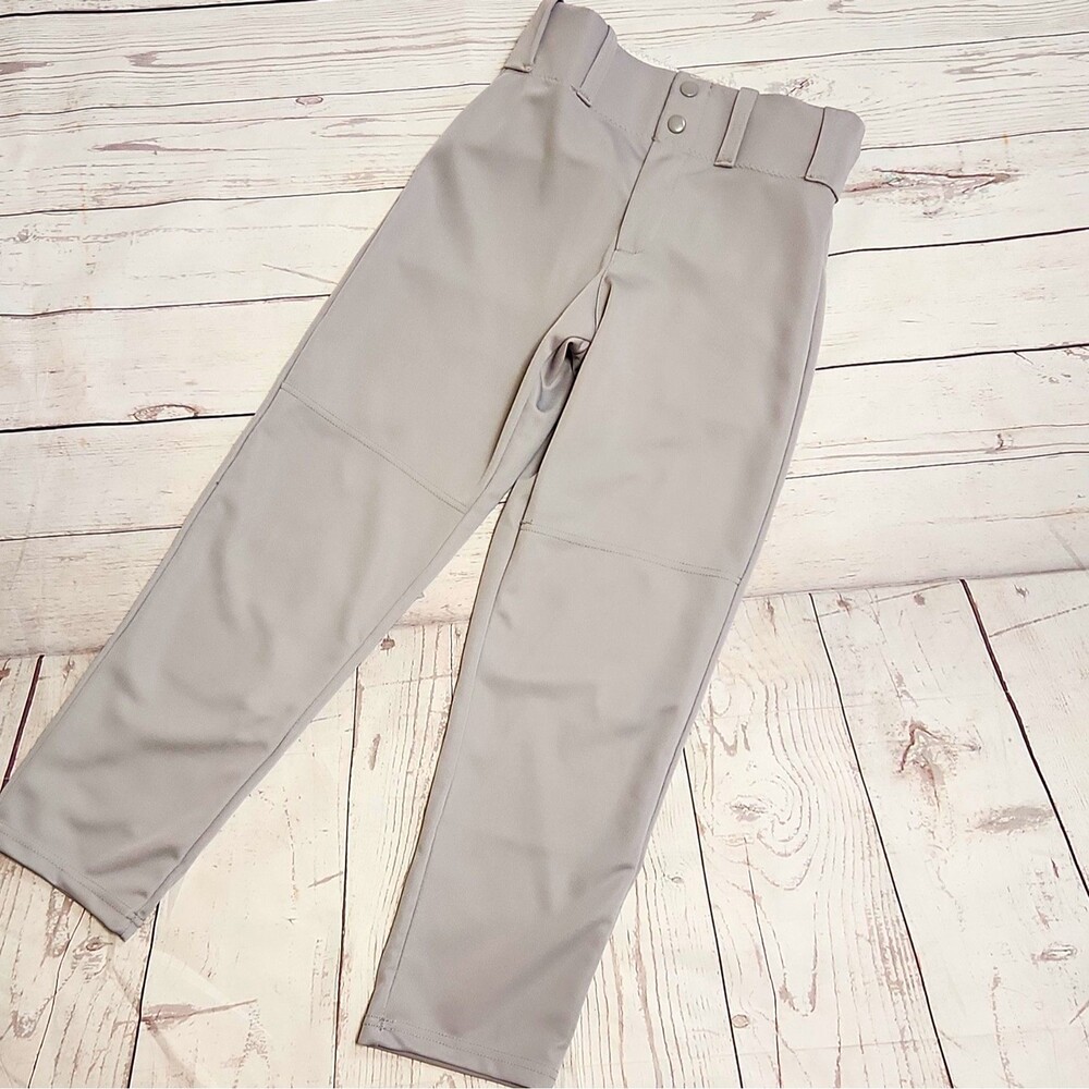 Alleson Athletic Youth M Unisex Gray Baseball/Softball Pants